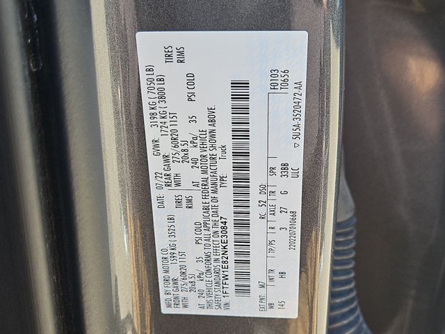 Certified 2022 Ford F150 Lariat w/ Equipment Group 502A High AWD/4WD image 26