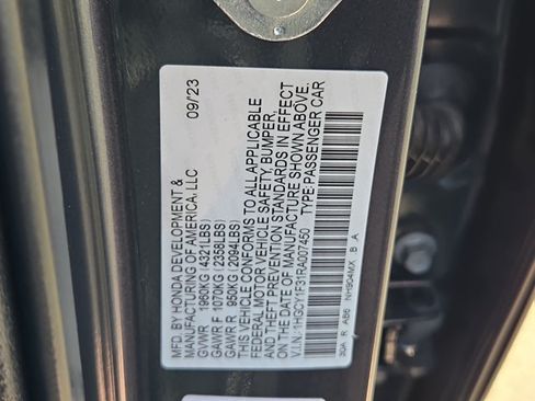 Used 2024 Honda Accord EX image 24