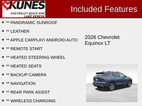 New 2026 Chevrolet Equinox LT w/ Convenience Package II image 3