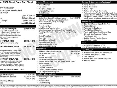 Used 2021 RAM 1500 Sport w/ Leather & Sound Group image 2