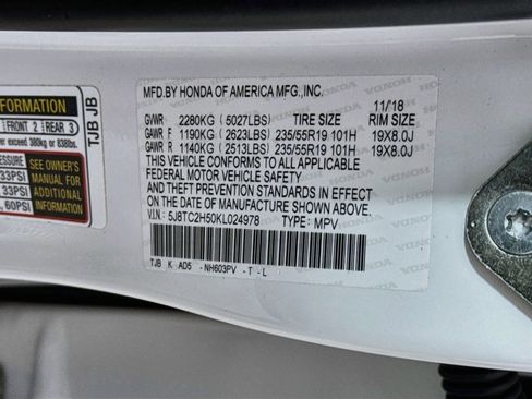 Used 2019 Acura RDX w/ Technology Package AWD/4WD image 29