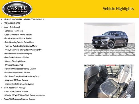 New 2025 Jeep Grand Cherokee Limited w/ Luxury Tech Group II image 3