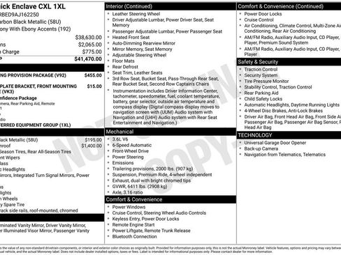 Used 2010 Buick Enclave CXL w/ Trailering Provision Package image 35