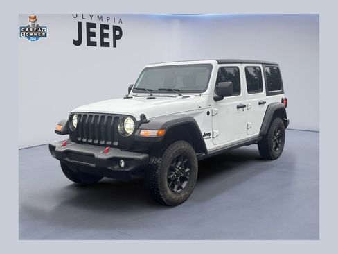 Certified 2021 Jeep Wrangler Unlimited Sport image 1