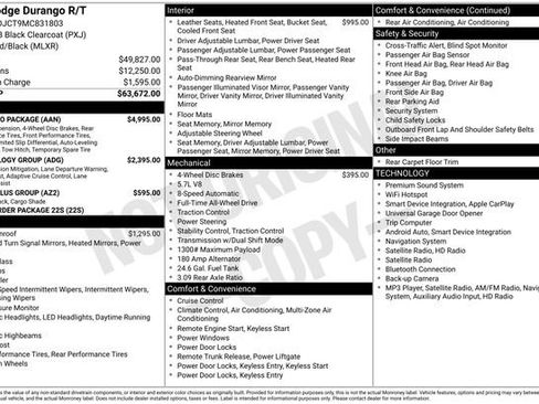 Used 2021 Dodge Durango R/T w/ Tow 'N Go Package AWD/4WD image 11