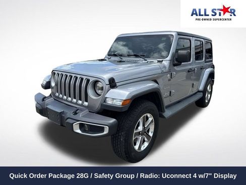 Used 2019 Jeep Wrangler Unlimited Sahara w/ Safety Group AWD/4WD image 1