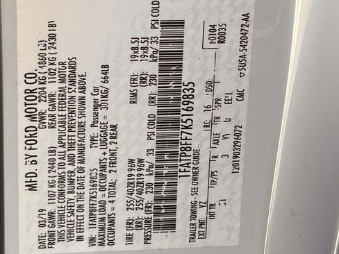 Used 2019 Ford Mustang GT Premium w/ Equipment Group 401A image 30