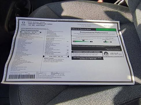 New 2026 RAM ProMaster 2500 image 18