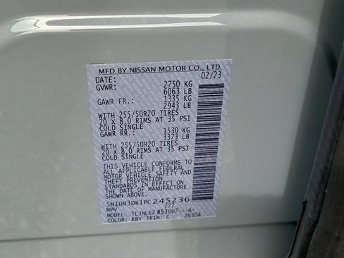 Used 2023 Nissan Pathfinder Platinum AWD/4WD image 36
