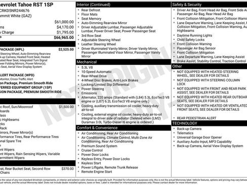 Used 2022 Chevrolet Tahoe RST w/ Luxury Package RWD image 6