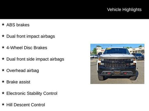 Used 2020 Chevrolet Silverado 1500 Custom Trail Boss w/ Custom Convenience Package AWD/4WD image 27