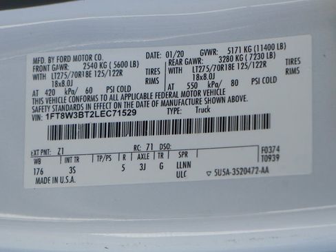 Used 2020 Ford F350 XLT w/ XLT Value Package image 50