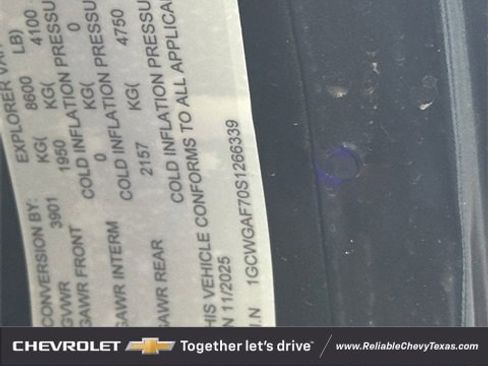 New 2025 Chevrolet Express 2500 WT w/ Driver Convenience Package image 32