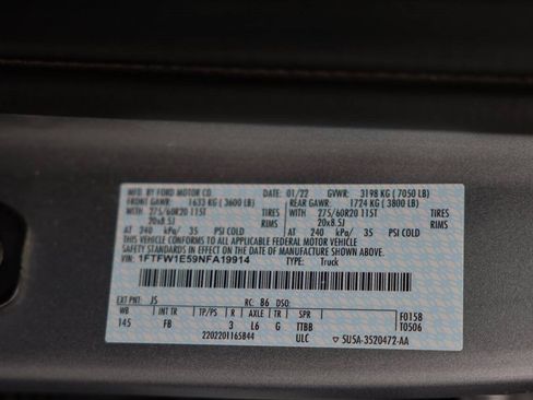 Used 2022 Ford F150 XLT w/ Equipment Group 302A High image 57