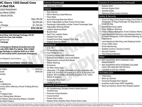 Used 2022 GMC Sierra 1500 Denali AWD/4WD image 3