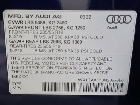 Used 2022 Audi Q5 2.0T Premium image 50