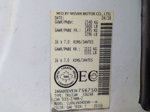 Used 2018 Nissan Frontier PRO-4X image 36