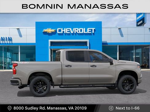 New 2026 Chevrolet Silverado 1500 Custom w/ Turbomax Blackout Package AWD/4WD image 6