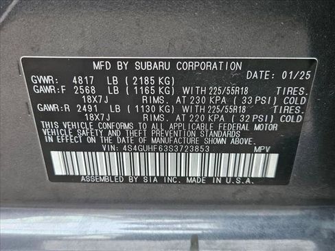 Used 2025 Subaru Crosstrek 2.5i Sport AWD/4WD image 16