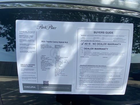 Used 2021 Toyota Camry XLE w/ Cold Weather Package FWD image 32