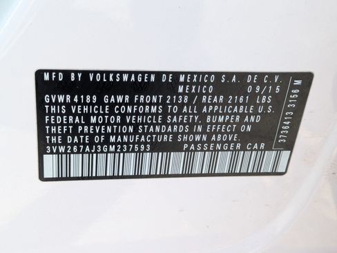 Used 2016 Volkswagen Jetta S FWD image 32
