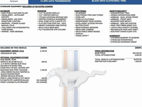 New 2026 Ford Mustang Coupe image 2