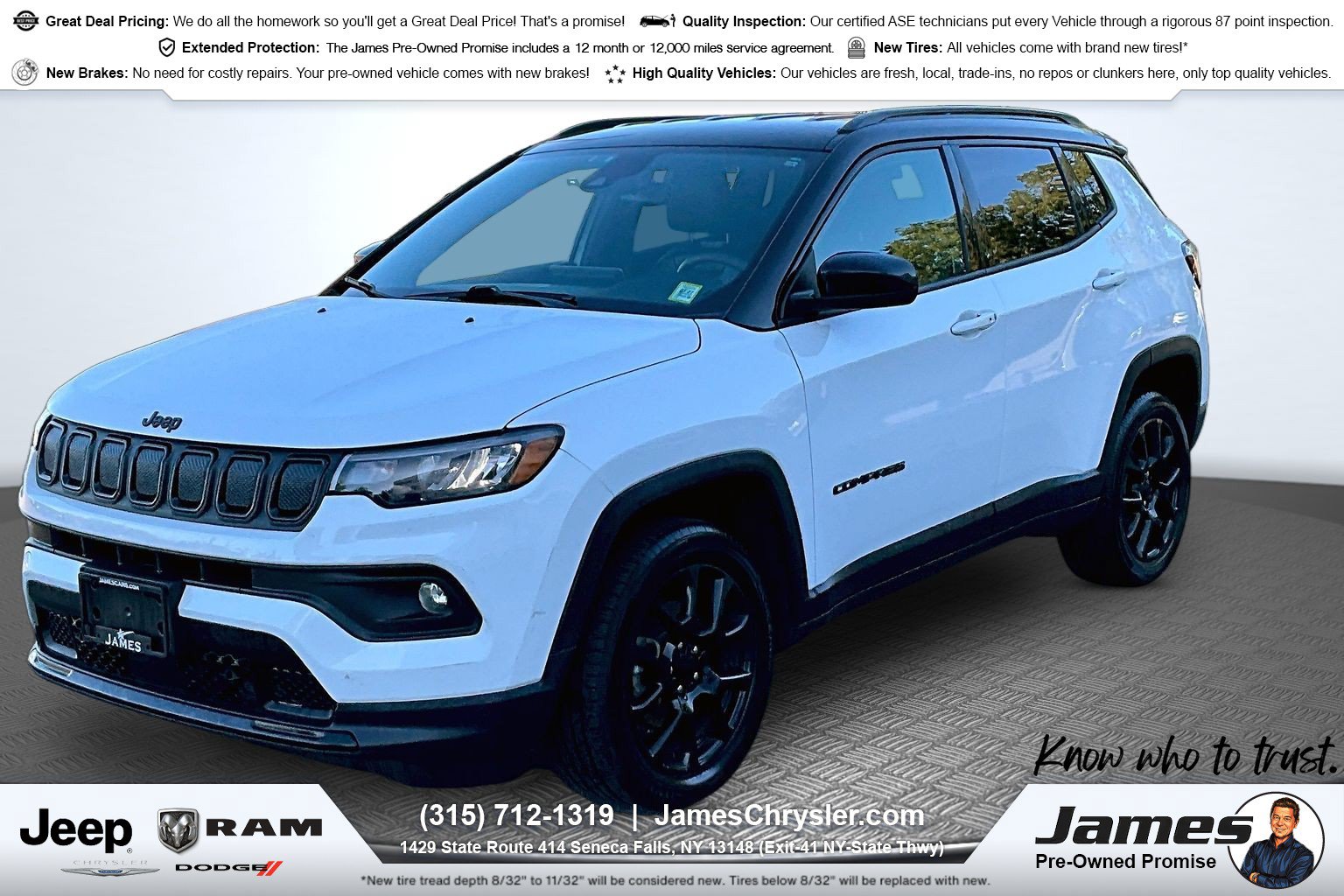 Used 2022 Jeep Compass Latitude AWD/4WD image 1