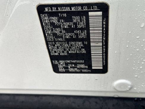 Used 2017 Nissan Armada Platinum w/ Captain Seat Package AWD/4WD image 28