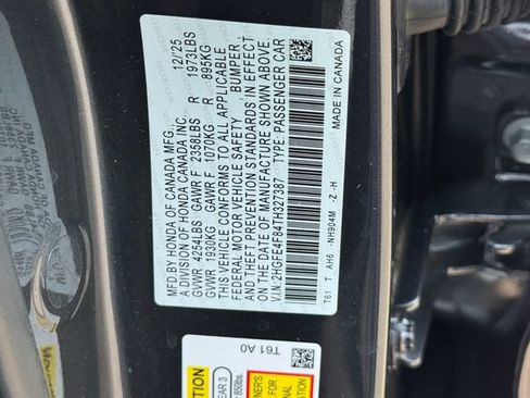 Certified 2026 Honda Civic FWD Hybrid Sedan image 29