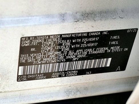 Used 2025 Toyota RAV4 XLE w/ Convenience Package FWD image 32