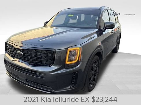 Used 2021 Kia Telluride EX w/ EX Premium Package AWD/4WD image 4
