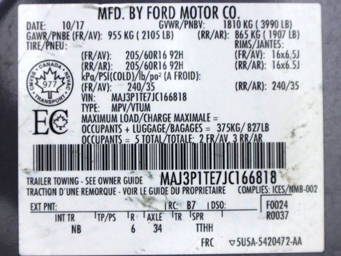 Used 2018 Ford EcoSport SE w/ SE Convenience Package FWD image 47