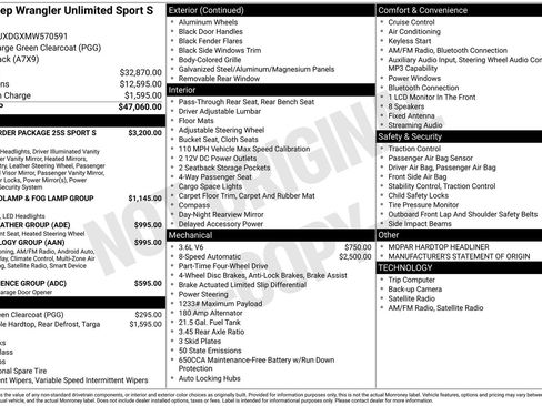 Used 2021 Jeep Wrangler Unlimited Sport image 6