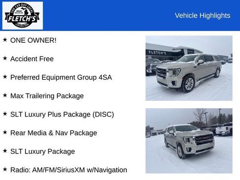 Used 2021 GMC Yukon XL SLT w/ SLT Luxury Plus Package image 2