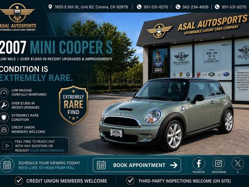 Used 2007 MINI Cooper S FWD image 1