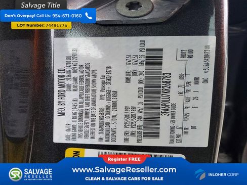 Used 2019 Ford Fusion SE image 16