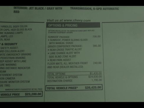 New 2026 Chevrolet Trax RS FWD image 22