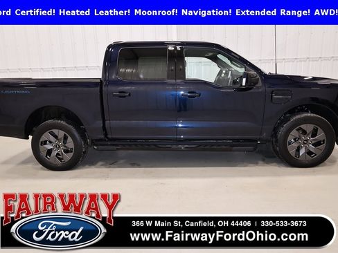 Certified 2023 Ford F150 Lightning Lariat w/ Equipment Group 511A High image 1