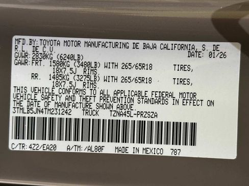 New 2026 Toyota Tacoma TRD Off-Road image 32