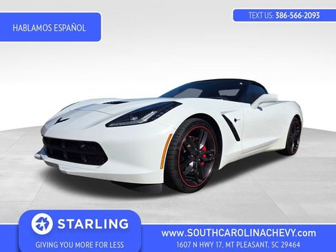 Used 2016 Chevrolet Corvette Stingray Convertible w/ 3LT Preferred Equipment Group image 1
