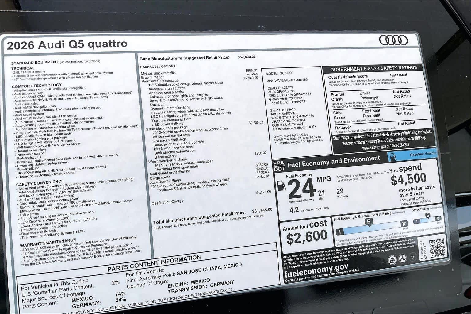 New 2026 Audi Q5 Premium AWD/4WD image 19