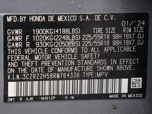 Used 2024 Honda HR-V Sport image 16
