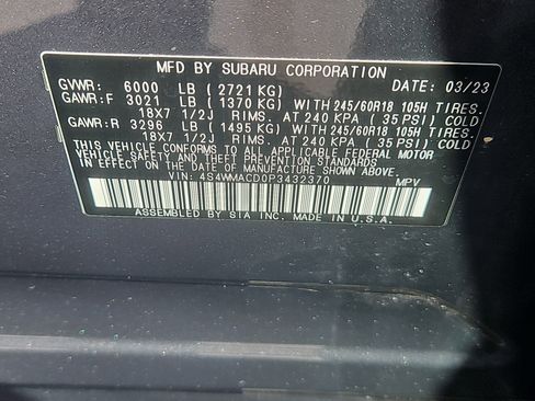 Certified 2023 Subaru Ascent Premium w/ Convenience Package AWD/4WD image 32