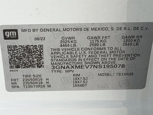 Certified 2022 Chevrolet Equinox RS image 29