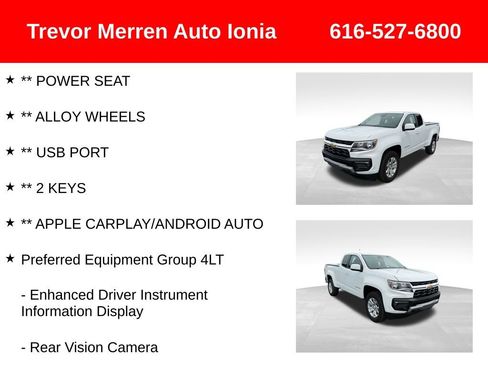 Used 2022 Chevrolet Colorado LT w/ Fleet Safety Package AWD/4WD image 14
