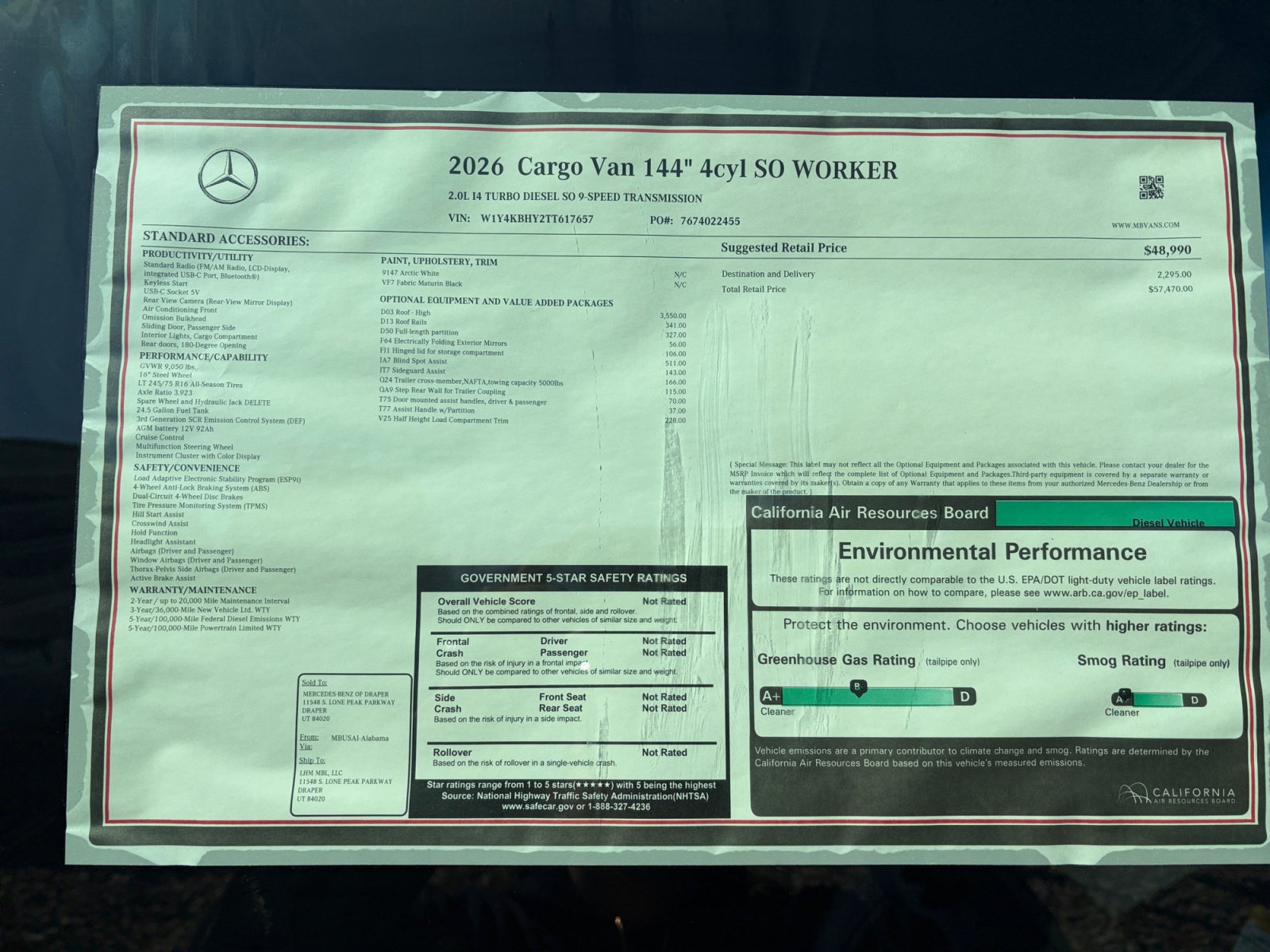 New 2026 Mercedes-Benz Sprinter 2500 image 35