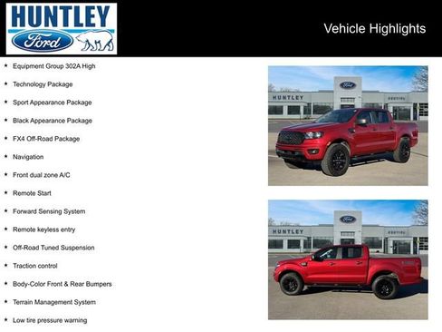 Used 2021 Ford Ranger XLT w/ Equipment Group 302A High image 2