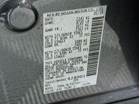 Used 2019 Nissan Rogue SV w/ Premium Package AWD/4WD image 12