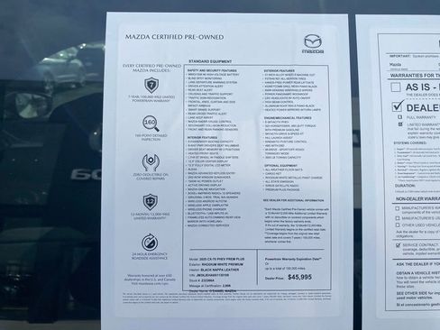 Certified 2025 MAZDA CX-70 Plug-In Hybrid w/ Premium Plus image 28