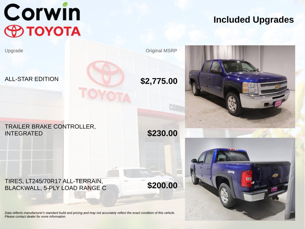 Used 2013 Chevrolet Silverado 1500 LT w/ All-Star Edition AWD/4WD image 4